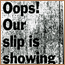 Oops! Our Slip is Showing